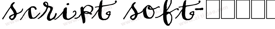 script soft字体转换